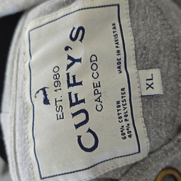 Cuffy's Cape Cod Gray Men's Hoodie XL - Picture 3 of 8